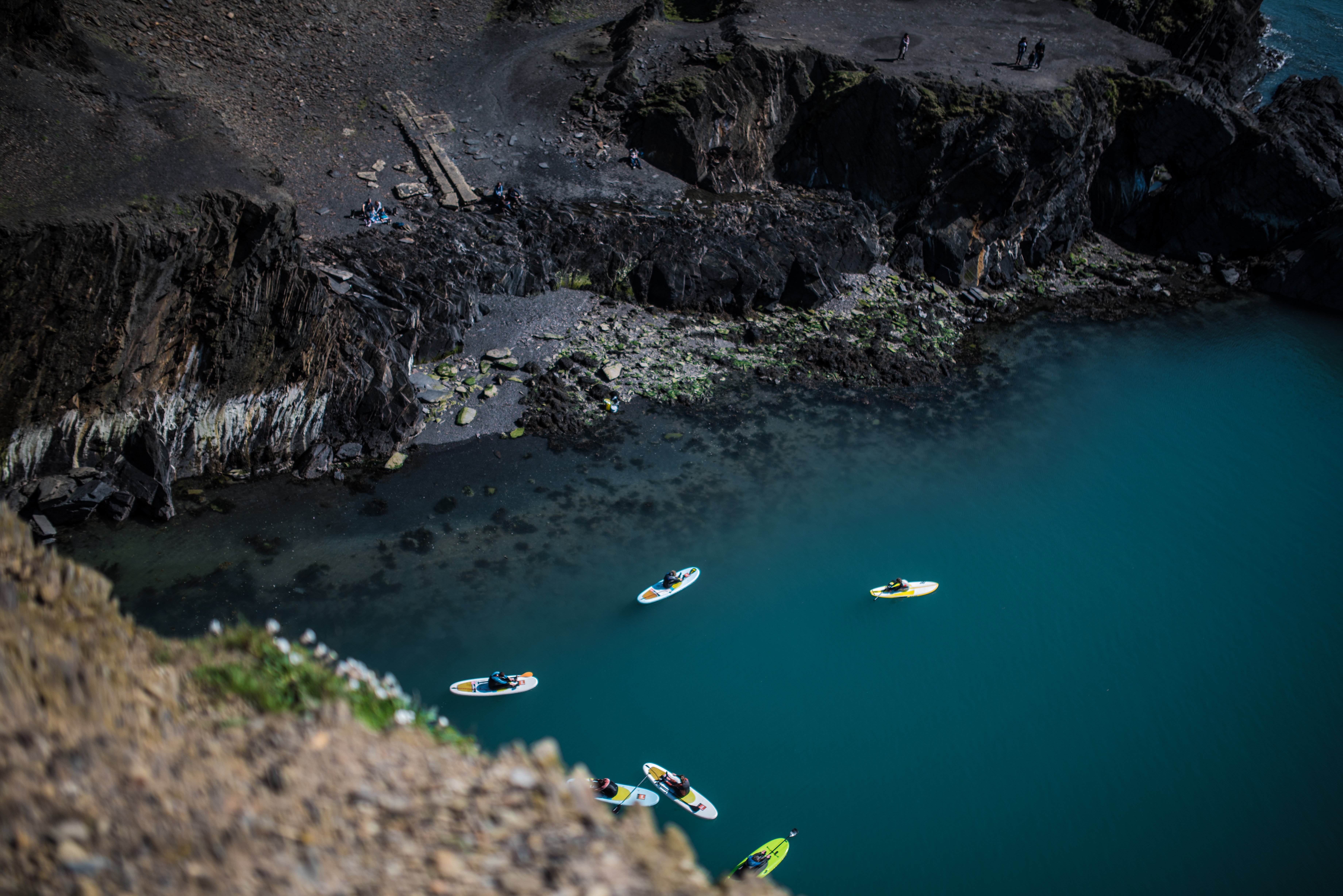 Abereiddi Blue Lagoon Paddle Boarding